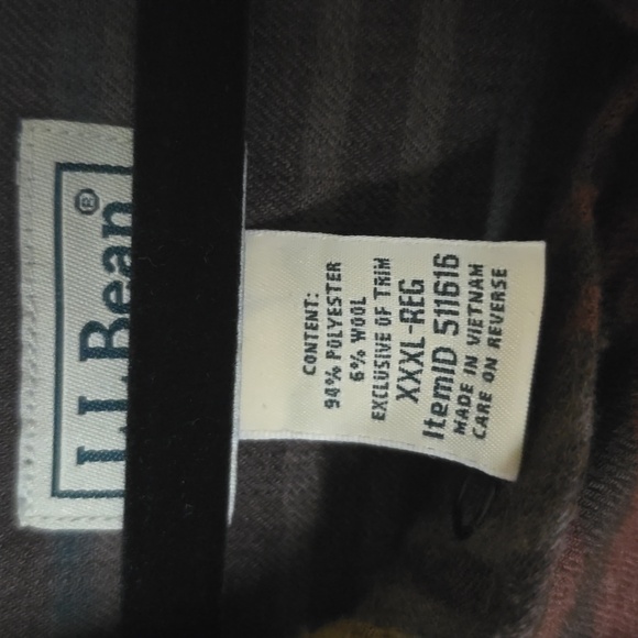 Mens LL Bean pullover jacket XXXL. - Picture 3 of 3